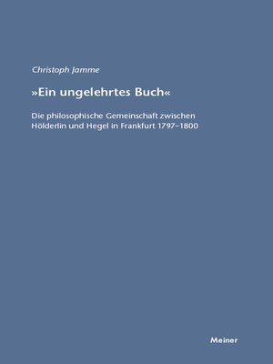 cover image of Ein ungelehrtes Buch